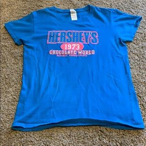 Hershey’s chocolate world shirt